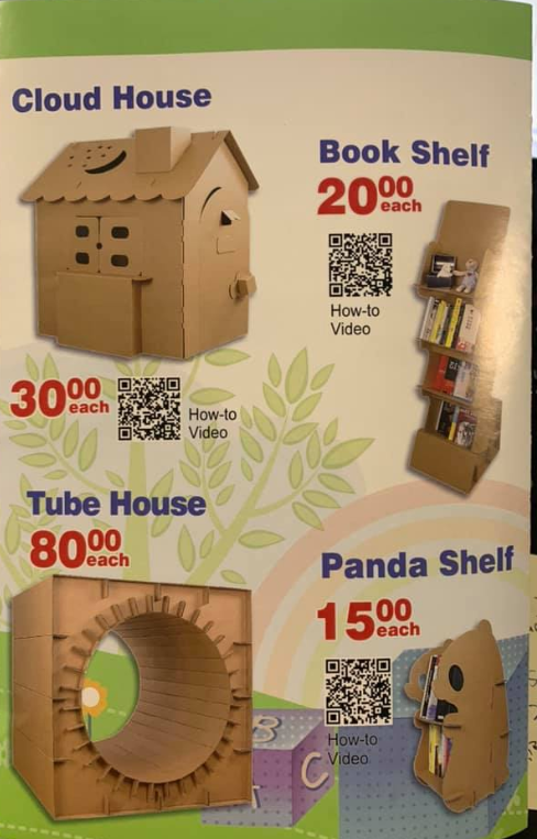 cardboard products